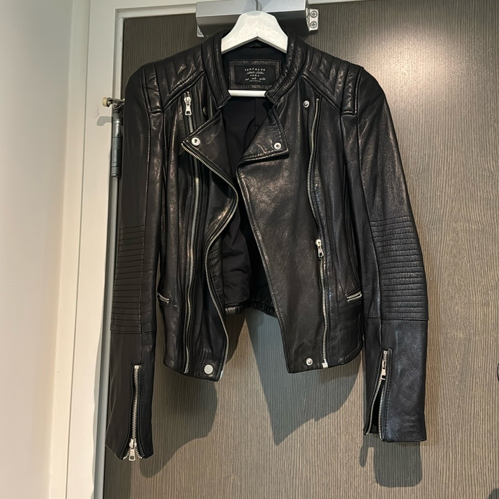 Zara Leather Jacket. Good condition.